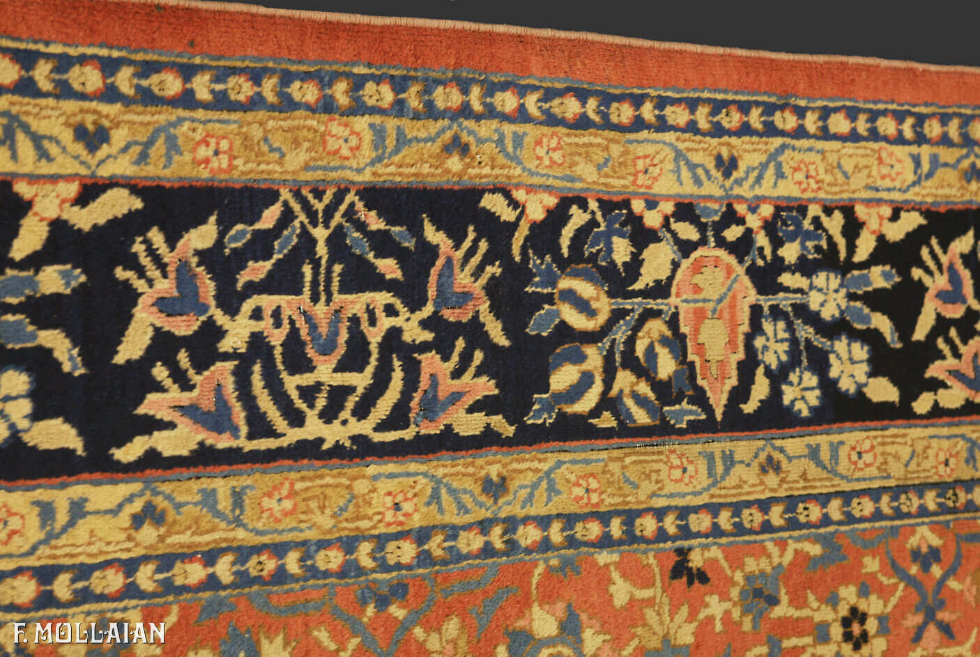 Tapis Persan Antique Tabriz n°:85607770